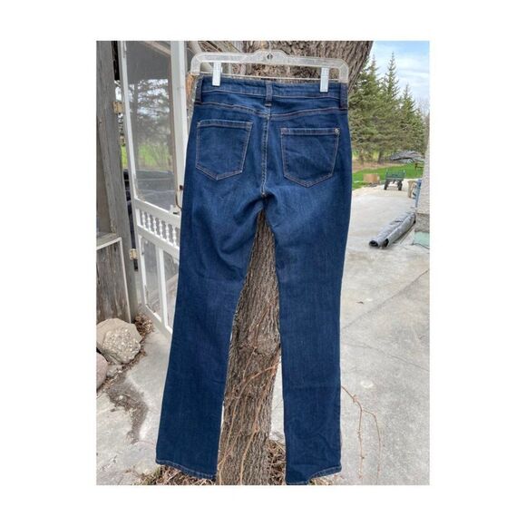 R Jeans Denim Dark Wash Mid Rise Straight Leg Sz 26 - Picture 6 of 7